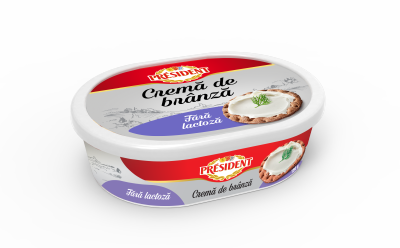 Cremă de brânză fără lactoză